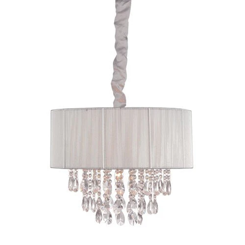 Silver Six-Light Chandelier - Image 1