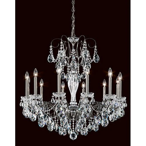 Black Pearl 12-Light Chandelier with Clear Heritage Crystal - Image 1