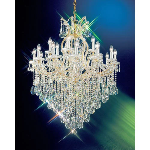 Maria Thersea Olde World Gold Nineteen-Light Chandelier with Crystalique Accents - Image 1