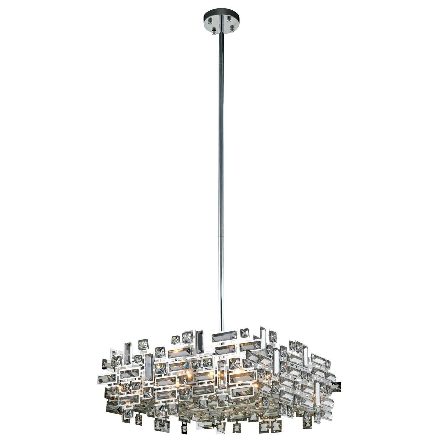 Picasso Chrome 21-Inch Six-Light Pendant - Image 1