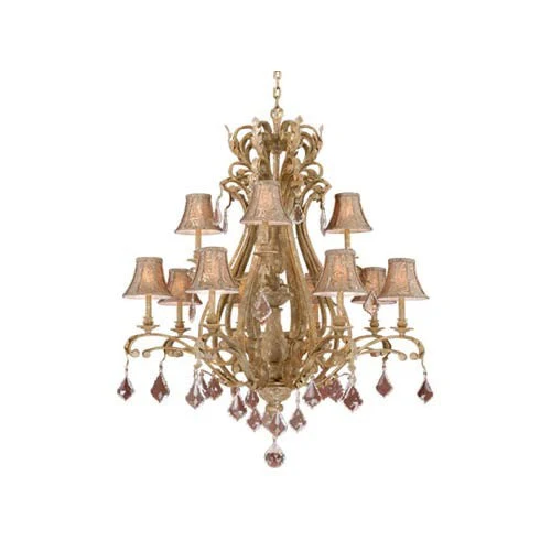 Phoenician Platinum Twelve-Light Chandelier - Image 1