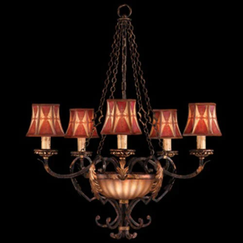 Brighton Pavillion Five-Light Chandelier in Bronzed Sienna Finish - Image 1
