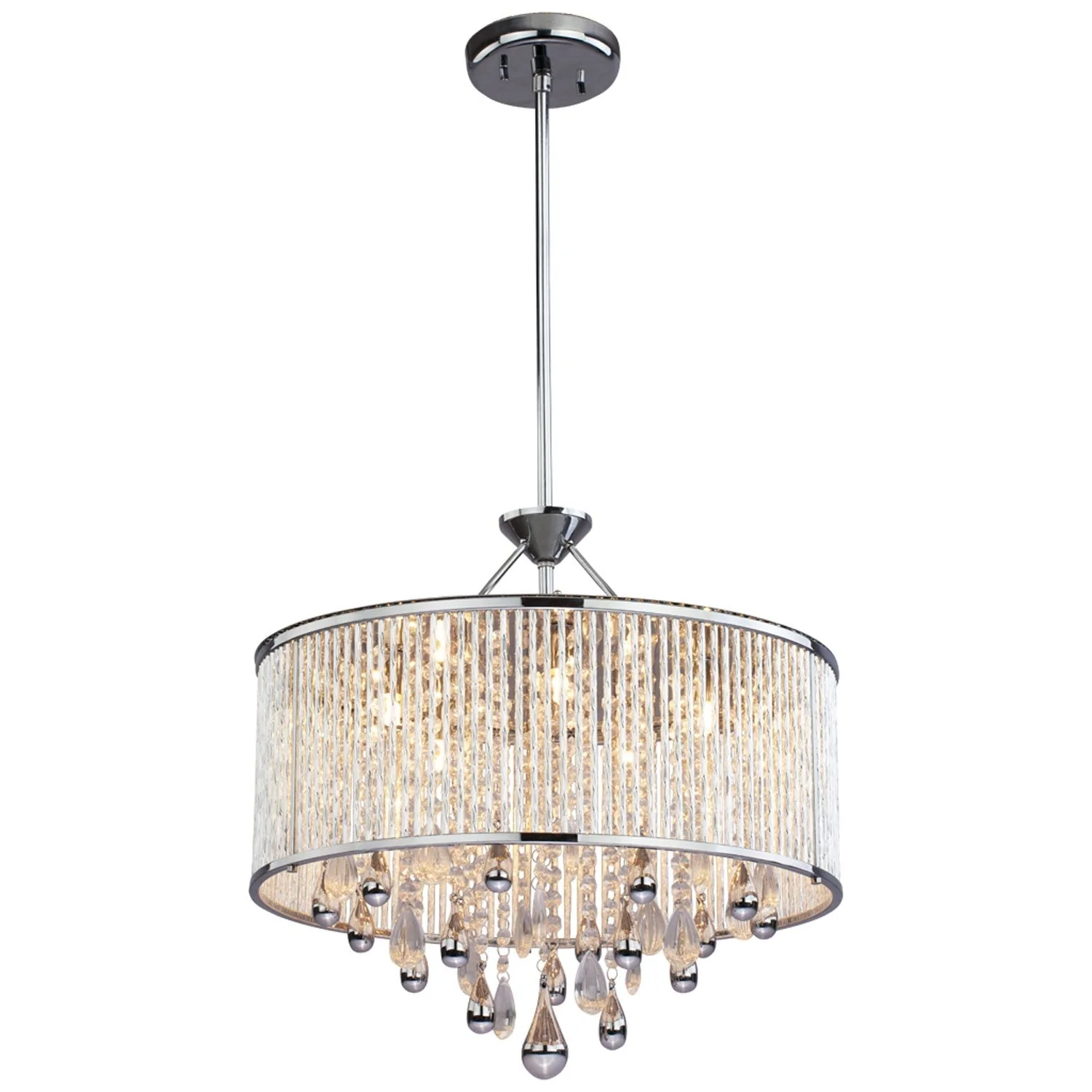 Chimera Chrome 18.5-Inch Five-Light Pendant - Image 1