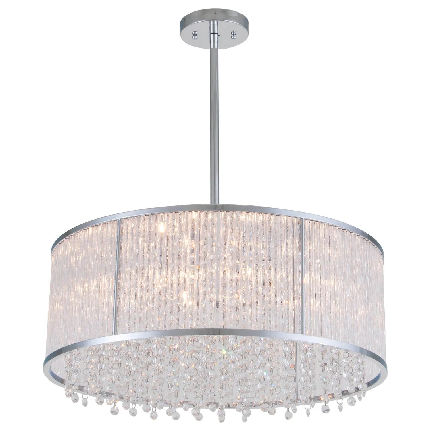 Sparxx Chrome 22-Inch Six-Light Pendant - Image 1