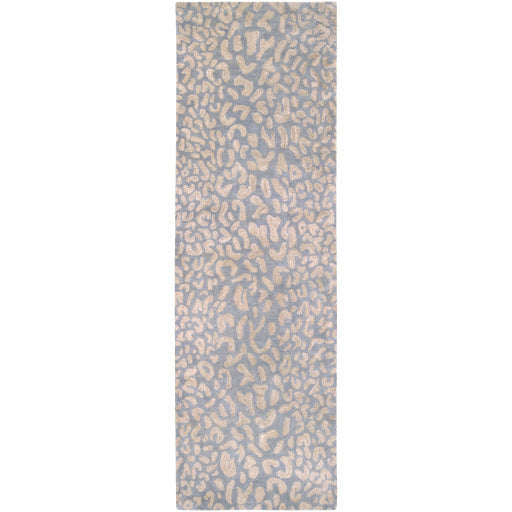 Surya Rugs Athena Collection Slate & Taupe Leopard Animal Print Area Rug ATH-5001 - Image 3