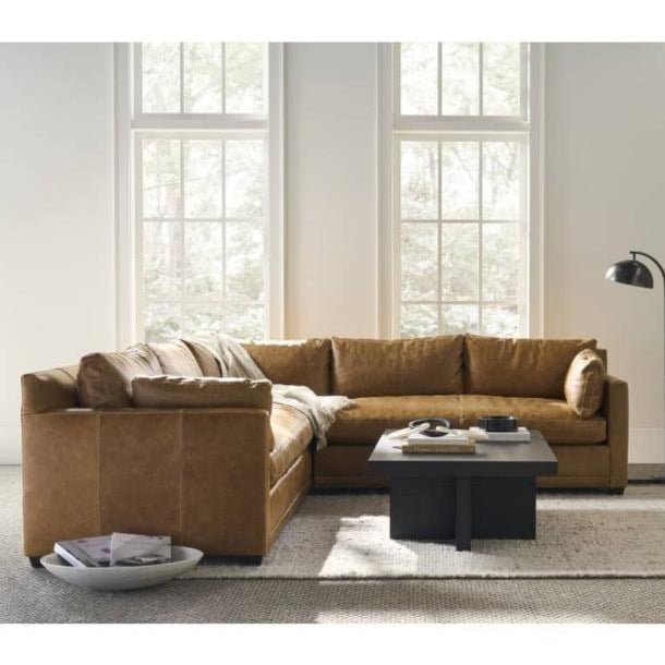 Rowe Furniture Sylvie Bespoke Leather Sectional ~ Available To Custom Order In 2 Different Leathers