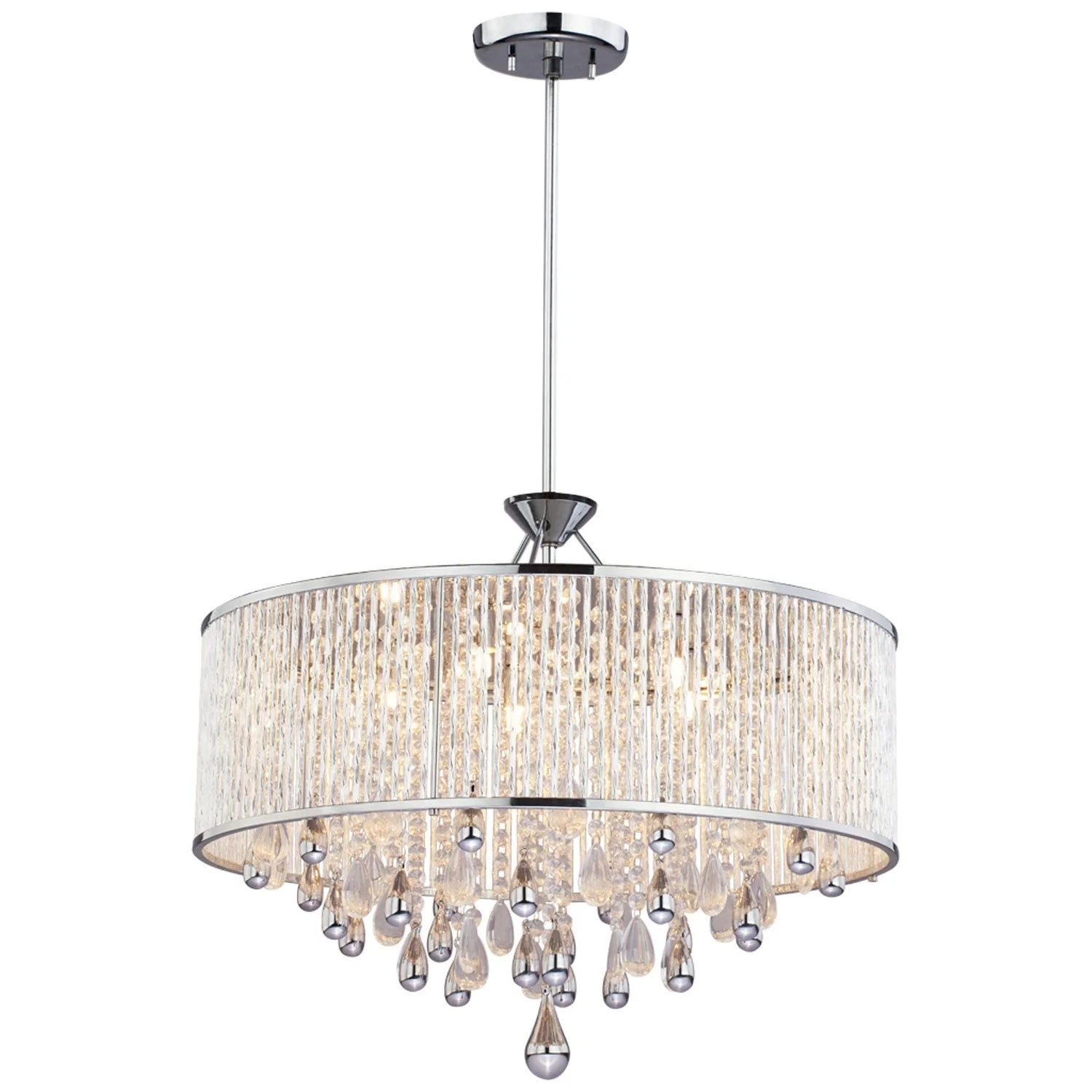Chimera Chrome 22.5-Inch Five-Light Pendant - Image 1