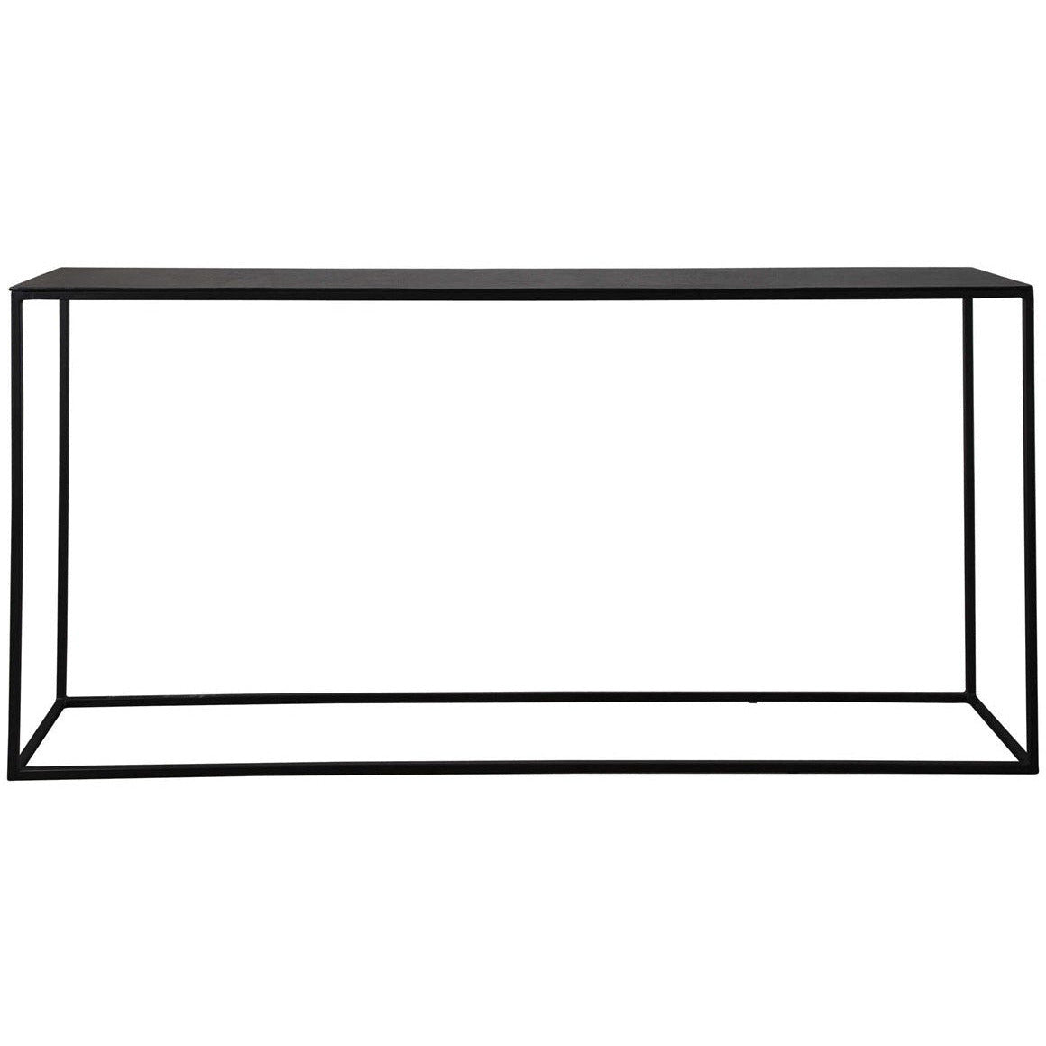Uttermost Coreene Antiqued Bronze With Aged Black Iron Large Modern Console Table - Image 2