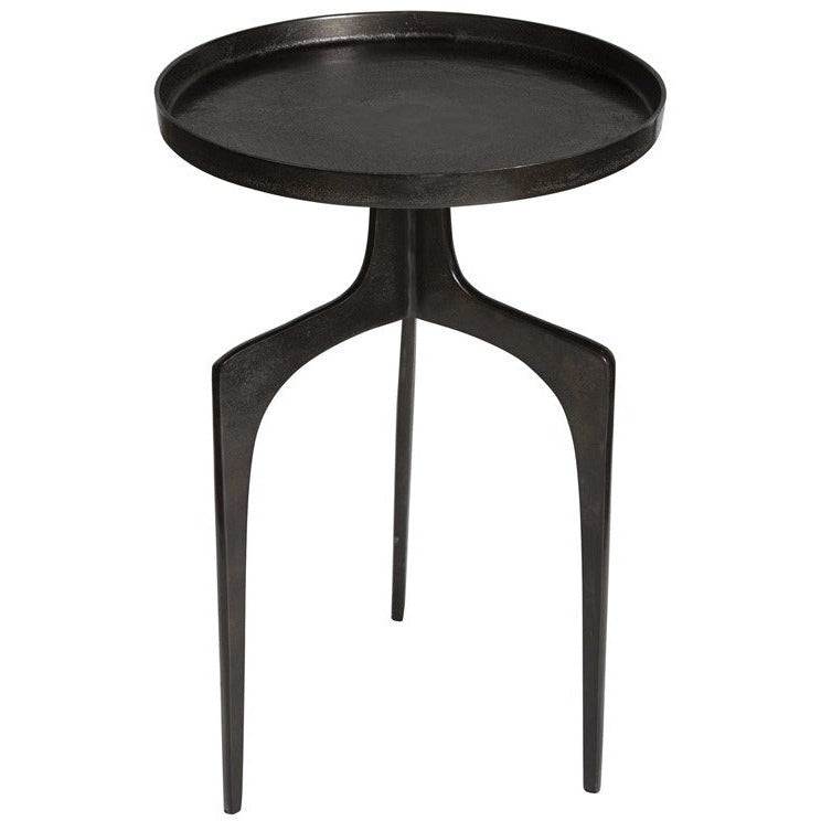 Uttermost Kenna Antique Bronze Modern Accent Table - Image 2