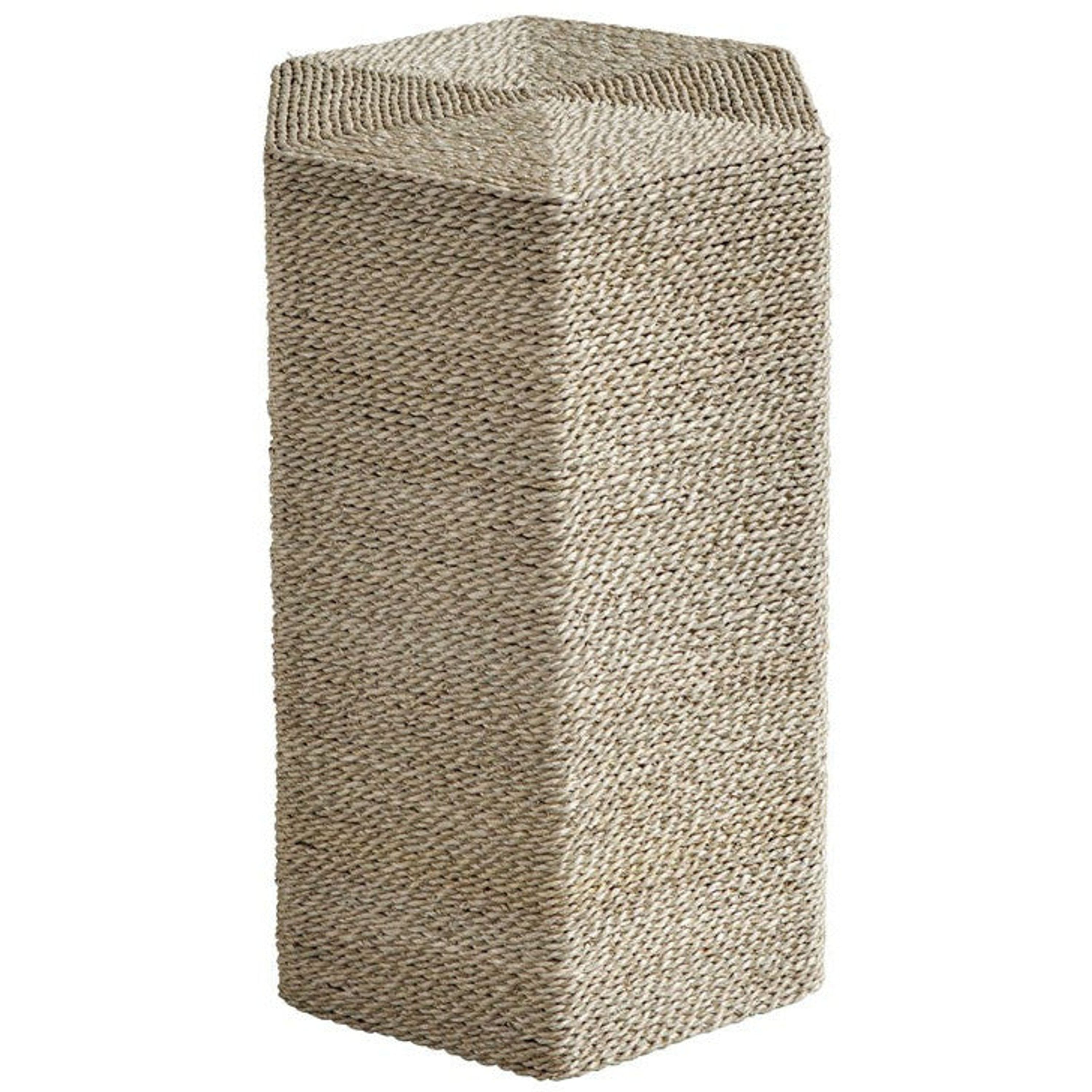 Uttermost Sea Braid Natural Braided Seagrass Coastal Style Accent Table - Image 2