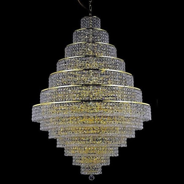 Gold plated 38 Light large crystal Chandelier - Image 1