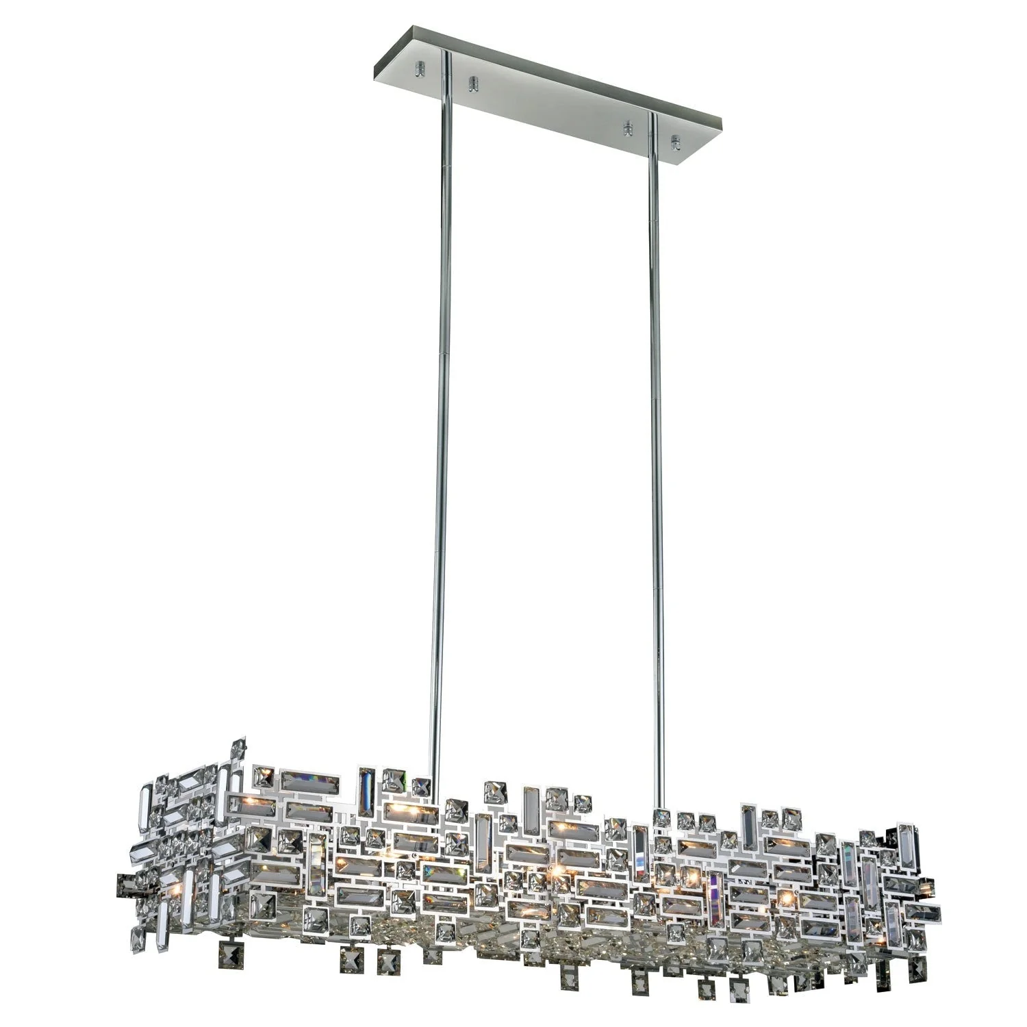Picasso Chrome Eight-Light Pendant - Image 1