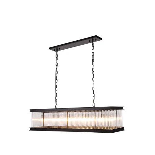 Royale Mocha Brown 14-Inch 10-Light Pendant - Image 1