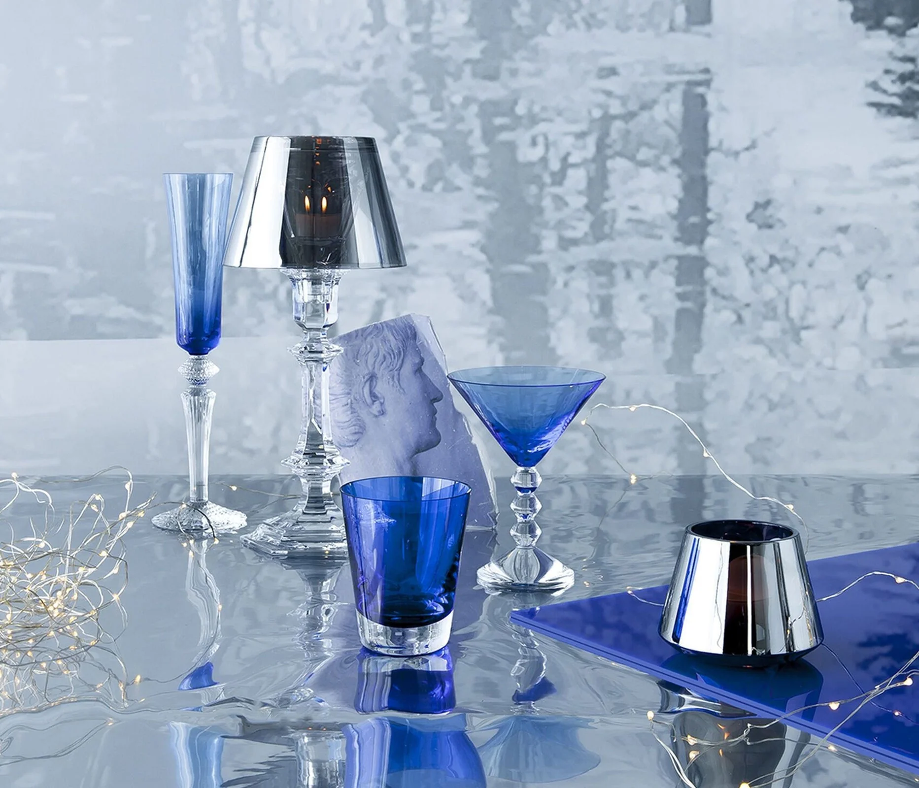 Baccarat Harcourt Our Fire Candlestick - Image 2
