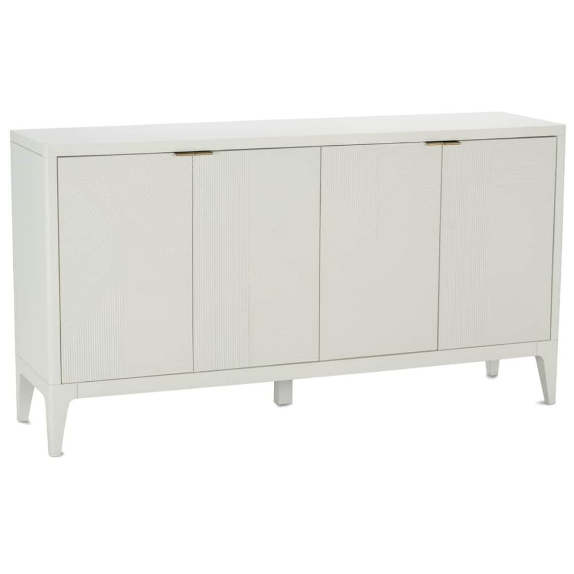 Rowe Furniture Nicco Cloud Finish White Credenza Buffet - Image 2