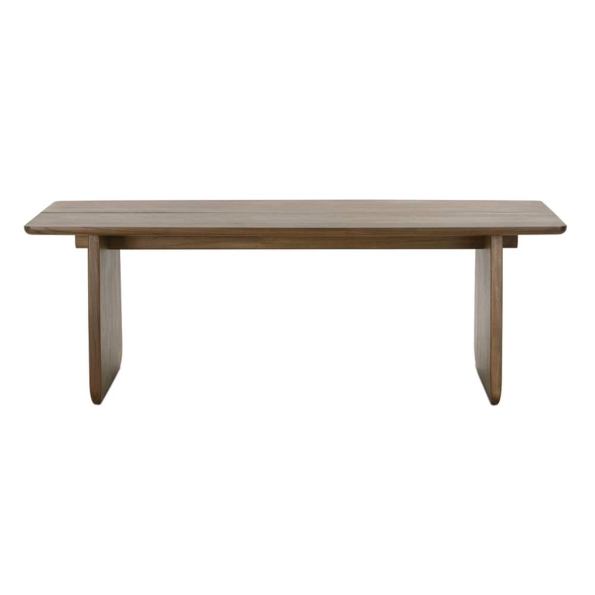Rowe Furniture Nova Rectangle Teak Wood Dining Table - Image 1