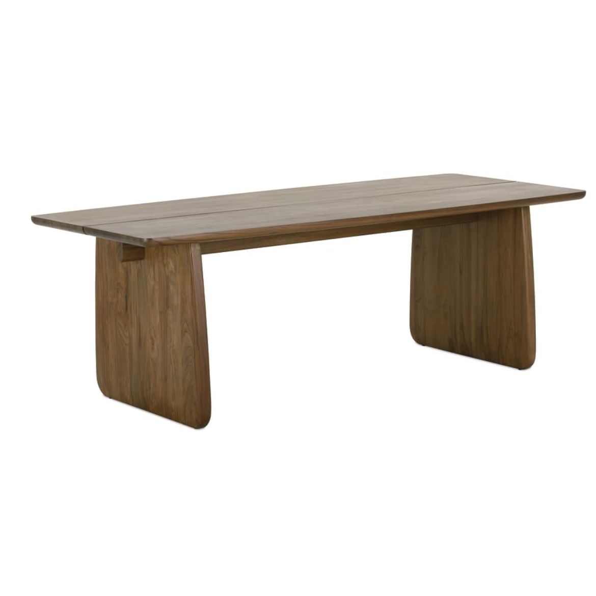 Rowe Furniture Nova Rectangle Teak Wood Dining Table - Image 3