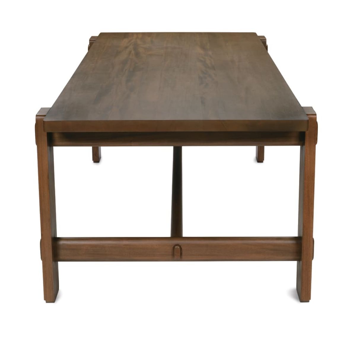 Rowe Furniture Kindred Rectangle Wood Dining Table ~ Mahogany Top Sesame Finish - Image 3