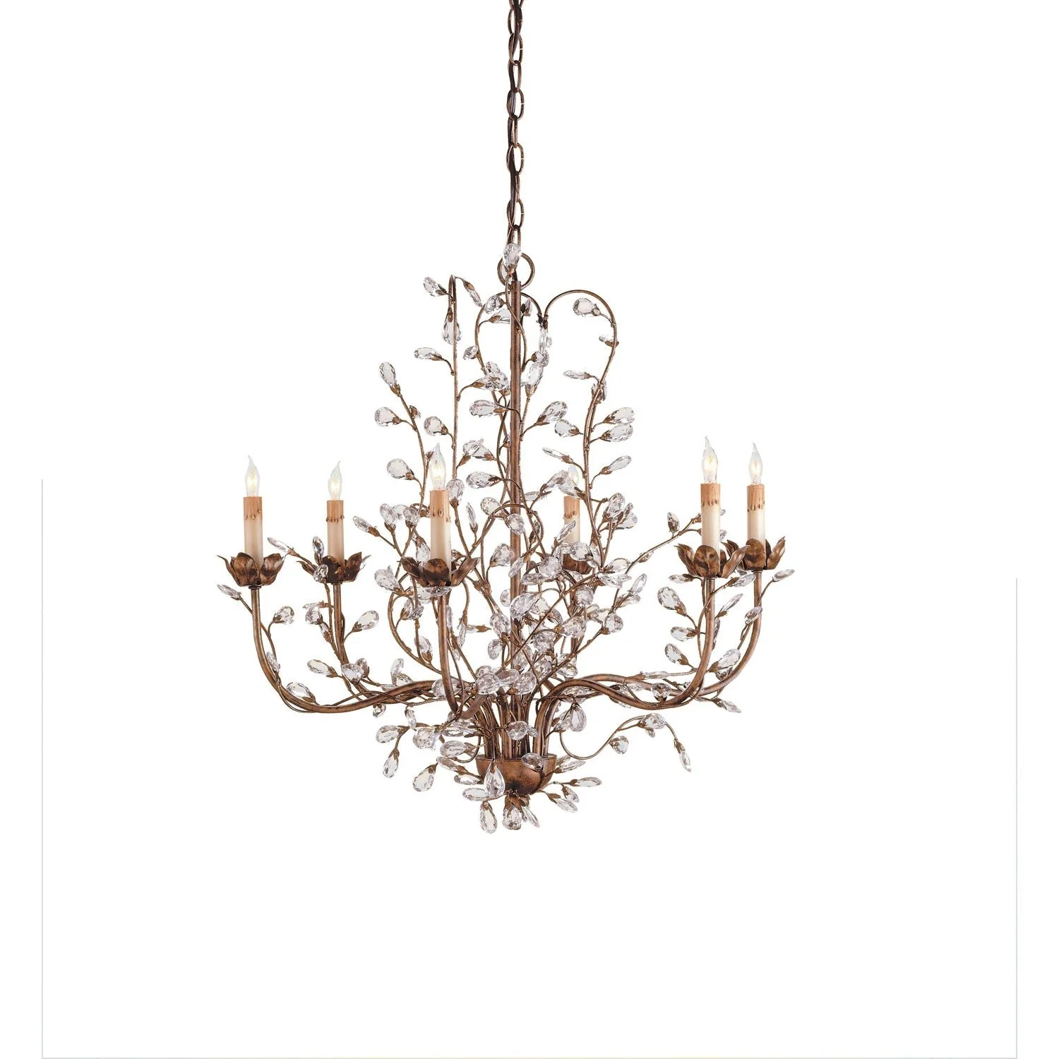 Company Crystal Bud Six-Light Chandelier - Image 1
