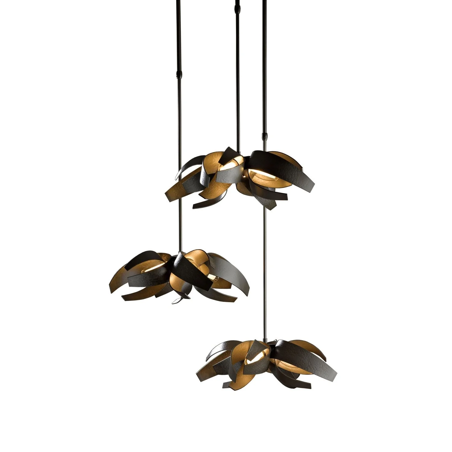 Dark Smoke 32.5-Inch Twelve-Light Pendant - Image 1