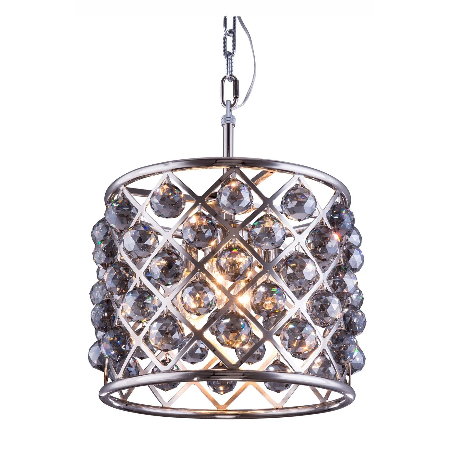 Madison Polished Nickel Four-Light Pendant with Royal Cut Silver Shade Crystals - Image 1