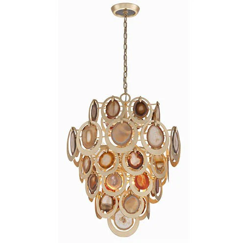 Gold Leaf 10-Light Pendant - Image 1