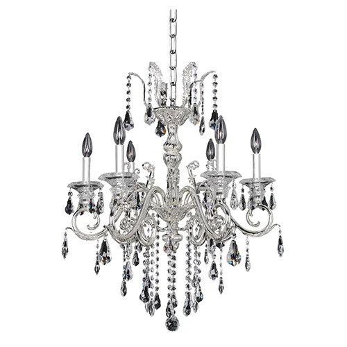 Six-Light Chandelier with Firenze Clear Crystal - Image 1