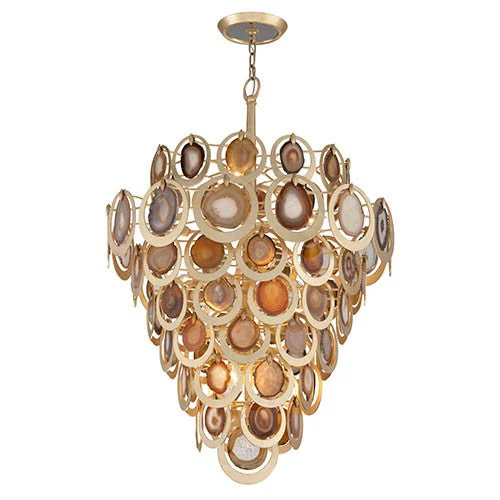Gold Leaf 16-Light Pendant - Image 1