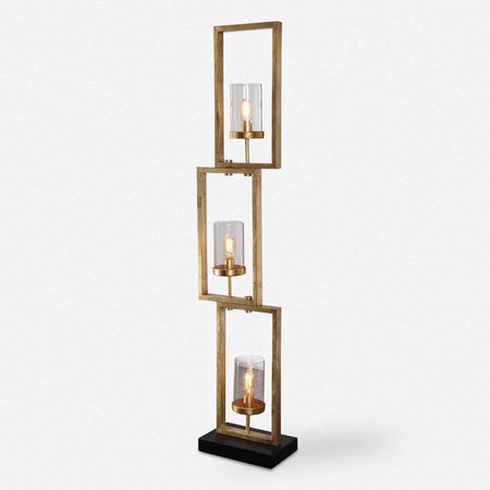 Uttermost Cielo Gold Modern Floor Lamp - Image 2