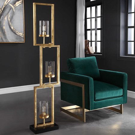 Uttermost Cielo Gold Modern Floor Lamp - Image 3