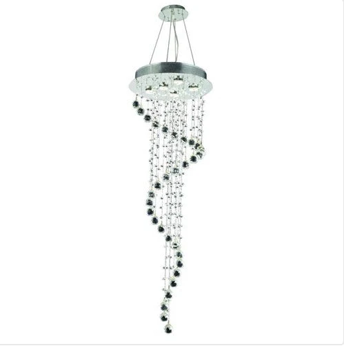 ChromeFive Light 50-in Chandelier - Image 1