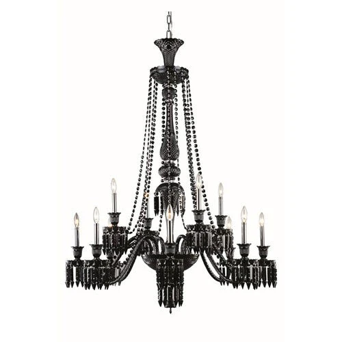 Black 12 Light 55-in Chandelier - Image 1