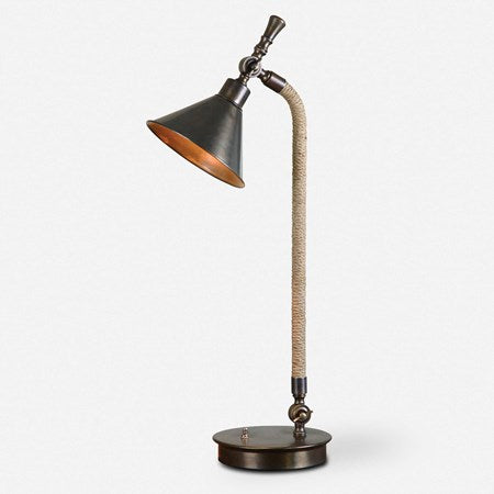 Uttermost Duvall Bronze Desk Lamp - Image 1