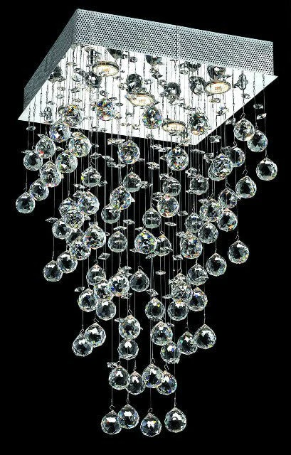 5 Light contemporary chandelier Chrome plated - Image 1