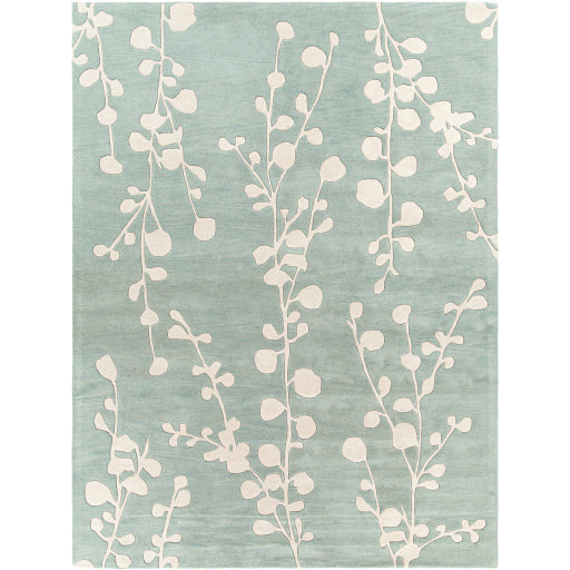 Surya Rugs Athena Collection Seafoam & Ivory Area Rug ATH-5158 - Image 3