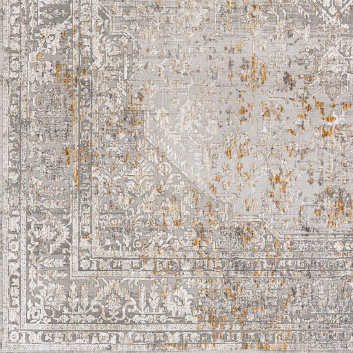 Surya Rugs Carmel Collection Taupe, Blue, Mustard, Off White & Light Gray Area Rug CRL-2318 - Image 1