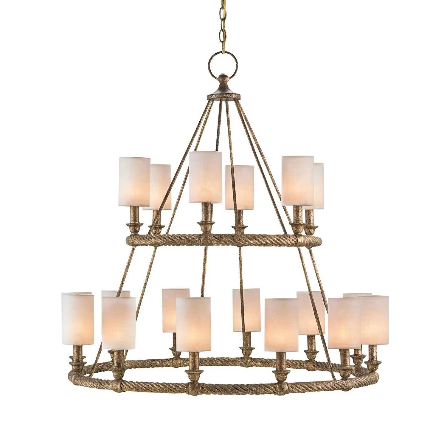Gold 18-Light Chandelier - Image 1