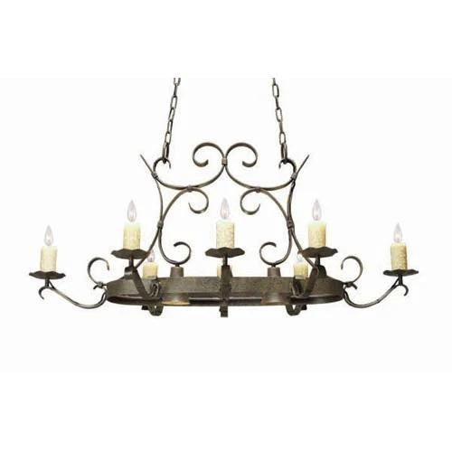Handforged Oval Chandelier - Antiquity - Image 1