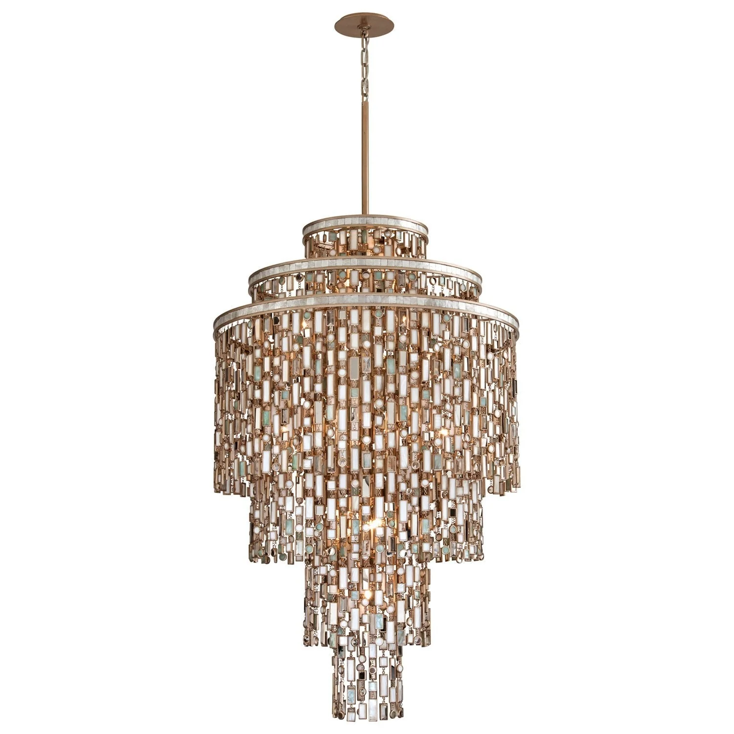 Dolcetti Silver 19-Light Pendant - Image 1