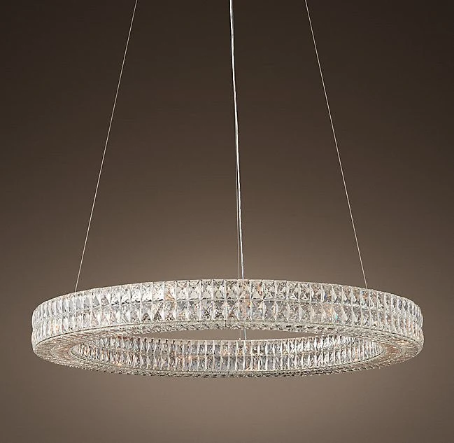 Modern style creative 16 lights round crystal chandeliers - Image 1