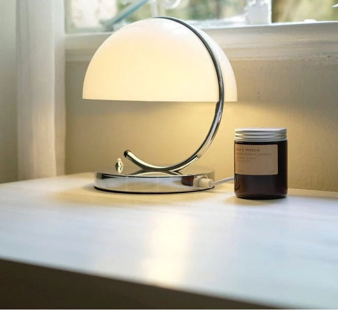 NovaOrb Retro Space Age Table Lamp – Futuristic Glow for Home and Office - Image 2
