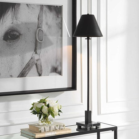 Uttermost Pilot Black Buffet Lamp - Image 1