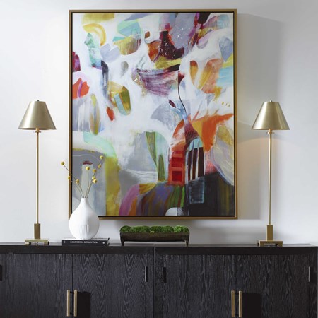 Uttermost Pilot Brushed Brass Buffet Lamp - Image 2