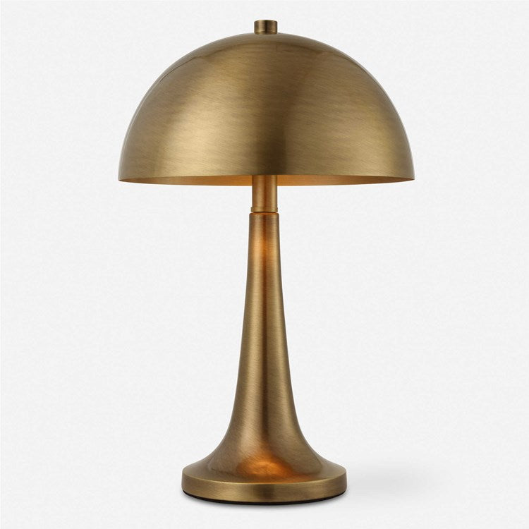 Uttermost Dame Antiqued Brass Iron Table Lamp - Image 2