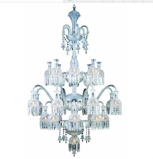 Chrome 19 Light 57-in Chandelier - Image 1