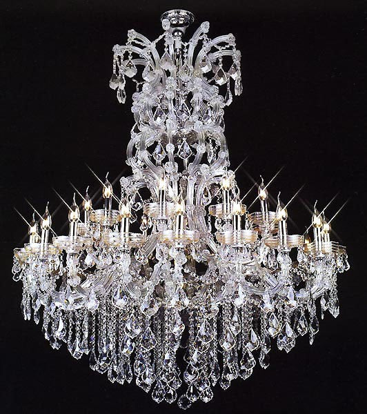 31 Light Maria Theresa chandelier dressed with 25% Full Lead crystal - Image 1