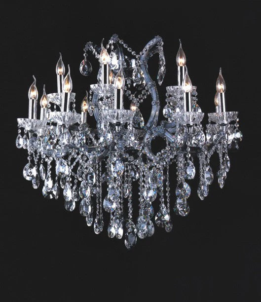 15 Light traditional crystal Chandelier.Lavender - Image 1