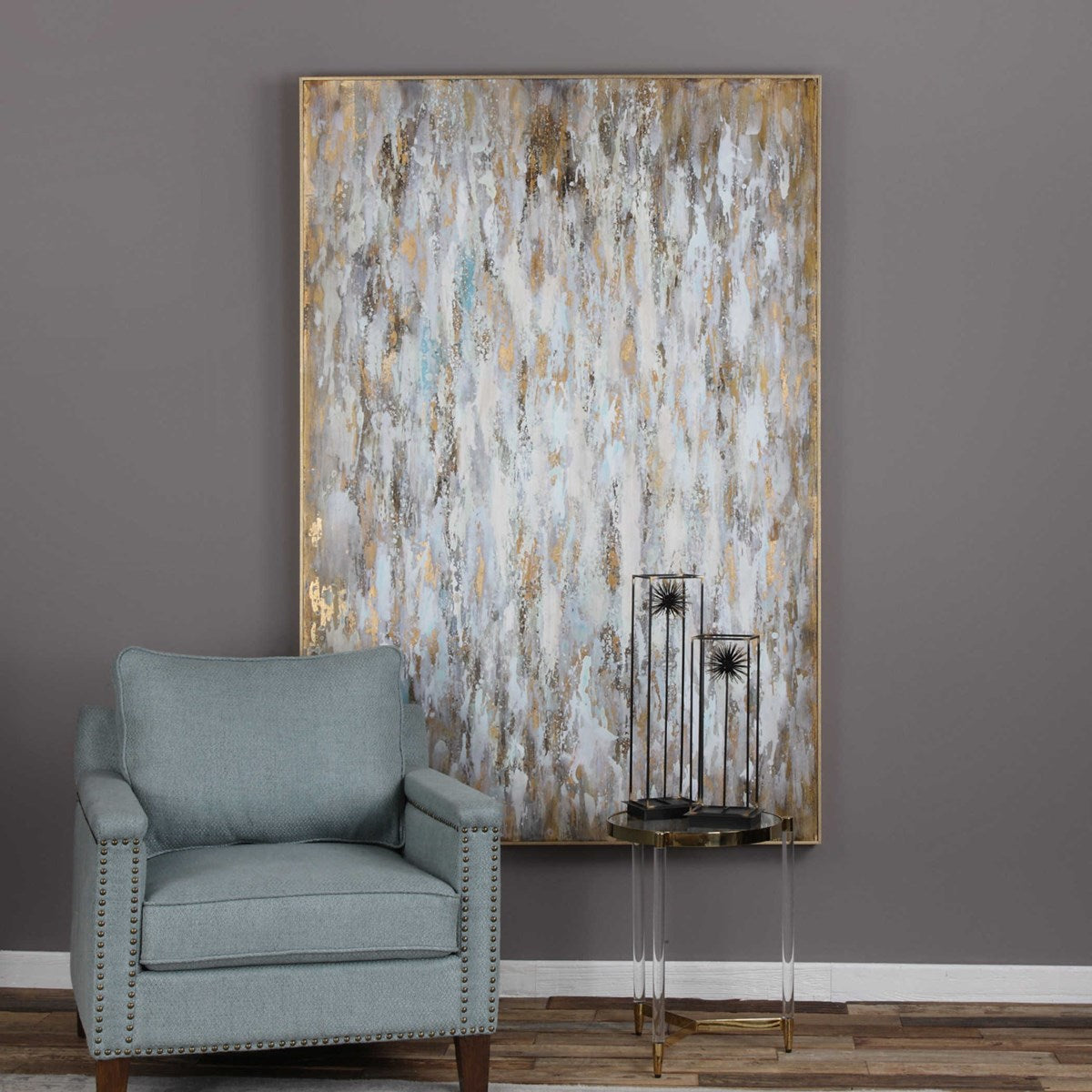 Uttermost Bright Morning Abstract Large Hand Painted Canvas - Image 2