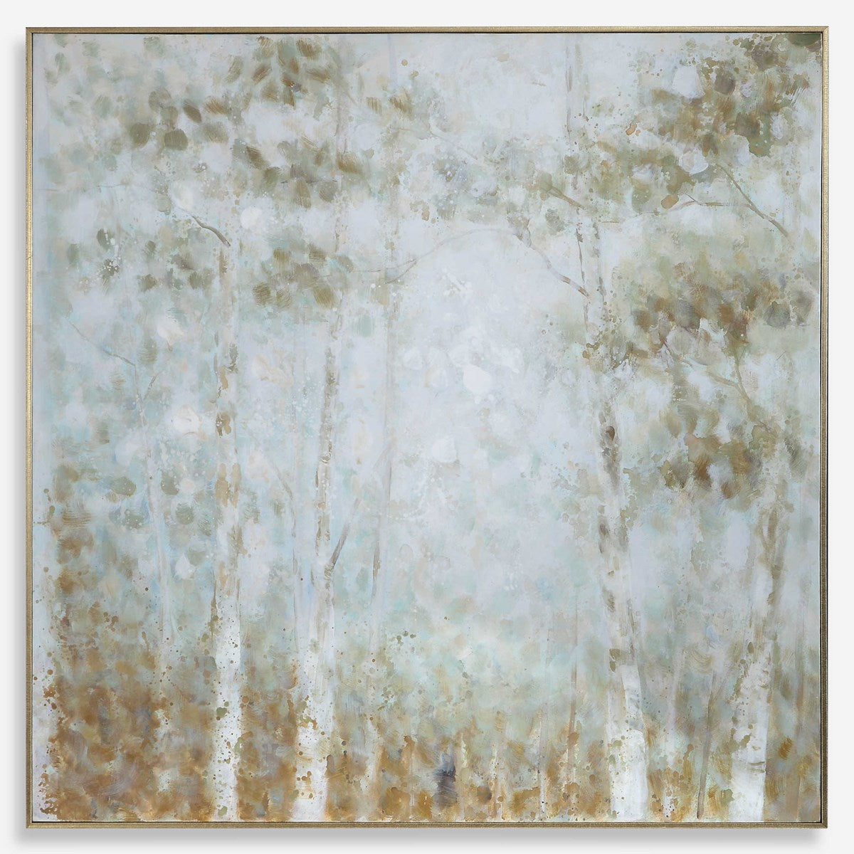 Uttermost Cotton Woods Hand Painted Canvas - Image 2