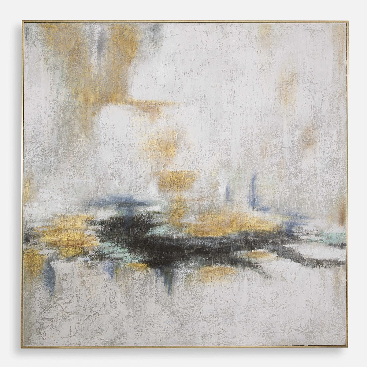 Uttermost Eclipse Modern Hand Painted Canvas - Image 2